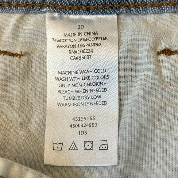 Sam Edelman Skirt Women's The Jenny Striped Size 10/30 Mini Denim NWT - Picture 6 of 9